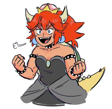 black bowsette